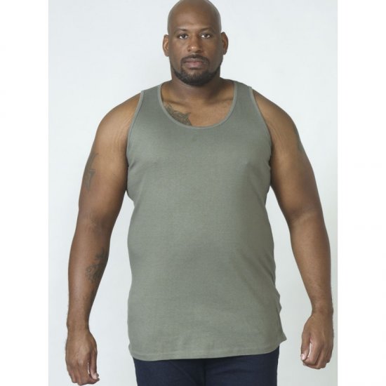 D555 Fabio Tanktop Khaki - Kratke Majice - Moške kratke majice za močnejše postave