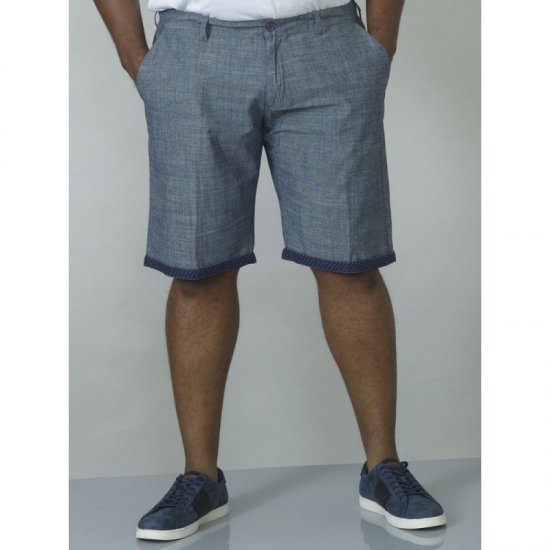 D555 Cliff Shorts Navy - Kratke hlače - Moške Kratke Hlače za Močnejše Postave