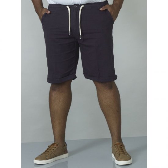 D555 Gareth Drawcord Shorts Navy - Trenirke & kratke trenirke - Moške Trenirke za Močnejše Postave
