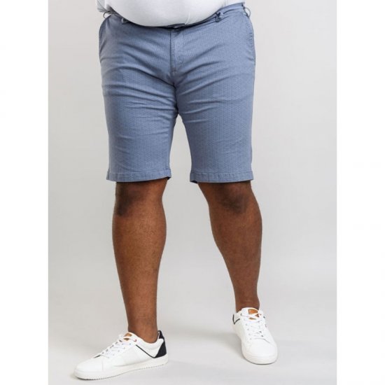 D555 Hardy Shorts Blue - Kratke hlače - Moške Kratke Hlače za Močnejše Postave