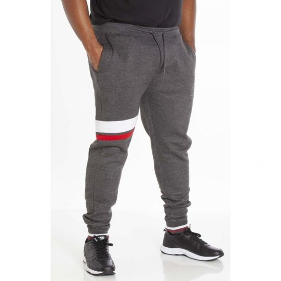 D555 Willis Sweatpants Charcoal - Trenirke & kratke trenirke - Moške Trenirke za Močnejše Postave