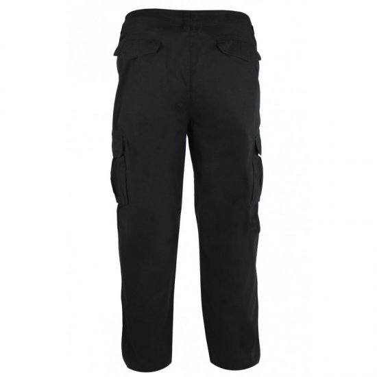 D555 Robert Cargo pants Black - Kavbojke & hlače - Moške Kavbojke in Hlače za Močnejše Postave