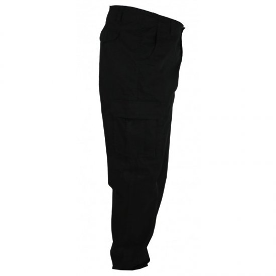 D555 Robert Cargo pants Black - Kavbojke & hlače - Moške Kavbojke in Hlače za Močnejše Postave