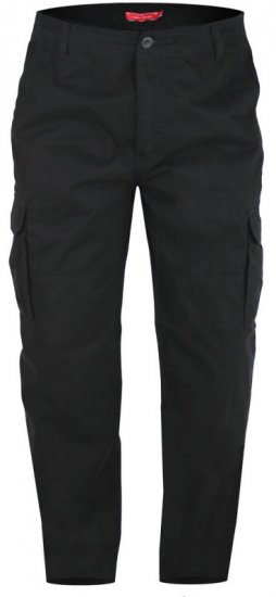 D555 Robert Cargo pants Black - Kavbojke & hlače - Moške Kavbojke in Hlače za Močnejše Postave