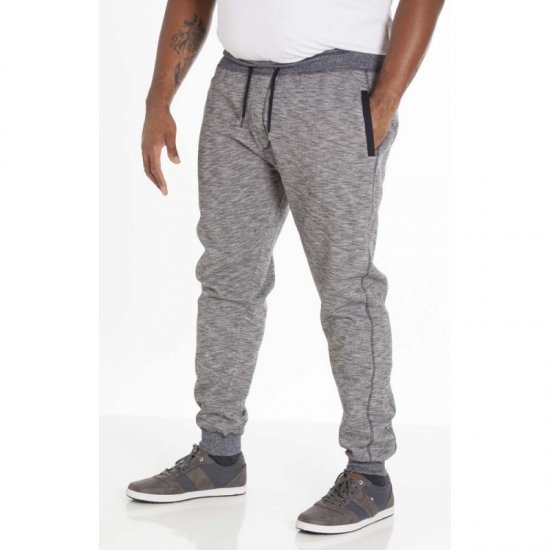 D555 Denzel Sweatpants Grey - Trenirke & kratke trenirke - Moške Trenirke za Močnejše Postave