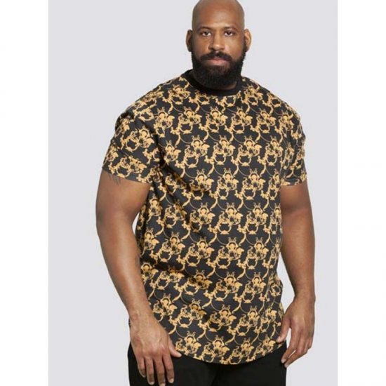 D555 Dave Couture T-shirt Black - Kratke Majice - Moške kratke majice za močnejše postave