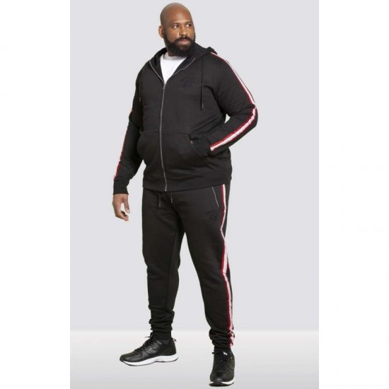 D555 Kentucky Hoodie Black - Puloverji & jopice - Moški Puloverji & Jopice za Močnejše Postave