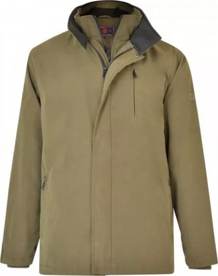 Kam Jeans KV111 Smart Casual Jacket Khaki - Jakne - Moške bunde za Močnejše Postave
