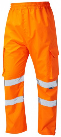 Leo Appledore Cargo Rain pants Hi-Vis Orange - Delovne obleke - Delovne Obleke Močnejše postave