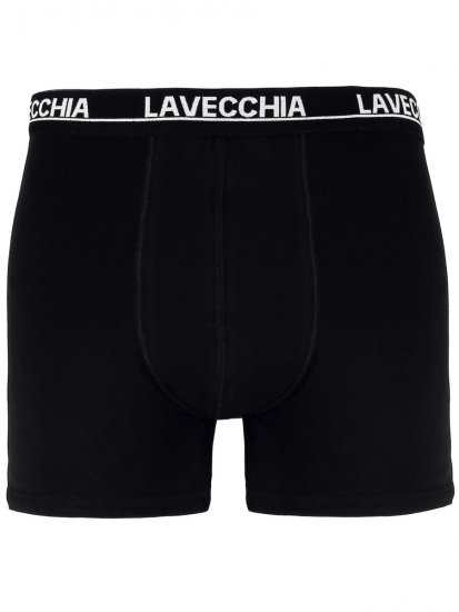 Lavecchia 1020 Boxershorts 3-pack Black - Spodnje perilo & kopalne hlače - Moško Spodnje Perilo za močnejše postave