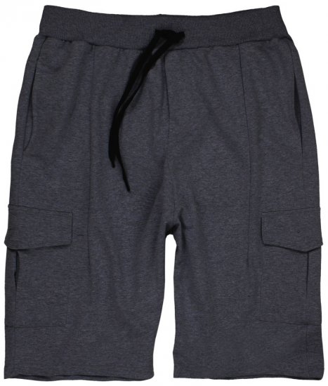Lavecchia 2011 Cargo-pocket Sweatshorts Charcoal - Trenirke & kratke trenirke - Moške Trenirke za Močnejše Postave