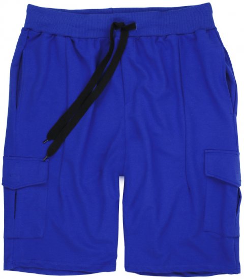 Lavecchia 2011 Cargo-pocket Sweatshorts Royal Blue - Trenirke & kratke trenirke - Moške Trenirke za Močnejše Postave