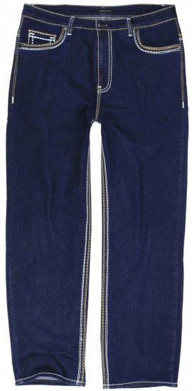Lavecchia 503 Comfort Fit Stretch Jeans Darkblue - Kavbojke & hlače - Moške Kavbojke in Hlače za Močnejše Postave