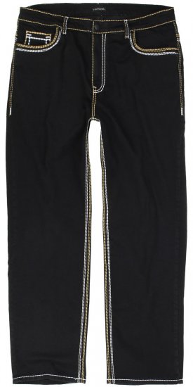 Lavecchia 503 Comfort Fit Stretch Jeans Deep Black - Kavbojke & hlače - Moške Kavbojke in Hlače za Močnejše Postave