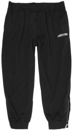 Lavecchia 2018 Sweatpants with Zippered Cuff Black - Trenirke & kratke trenirke - Moške Trenirke za Močnejše Postave