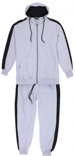 Lavecchia 611 Tracksuit Grey - Trenirke kompleti - Moške Trenirke kompleti za močnejše postave