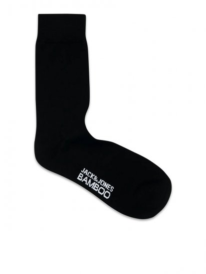 Jack & Jones Basic Bambusove nogavice Črna 3-pack - Spodnje perilo & kopalne hlače - Moško Spodnje Perilo za močnejše postave