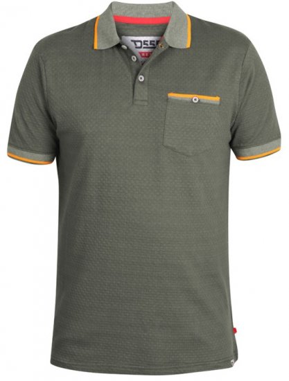 D555 Marshall Polo Khaki - Polo majice - Moške Polo Majice za Močnejše Postave