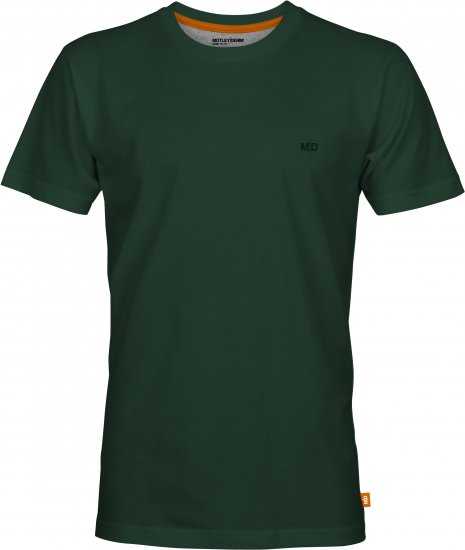 Motley Denim Malaga T-Shirt Racing Green - Kratke Majice - Moške kratke majice za močnejše postave
