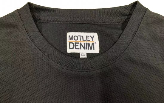 Motley Denim Technical T-shirt Black - Športna & zunanja oblačila - Moška Športna Oblačila za Močnejše postave
