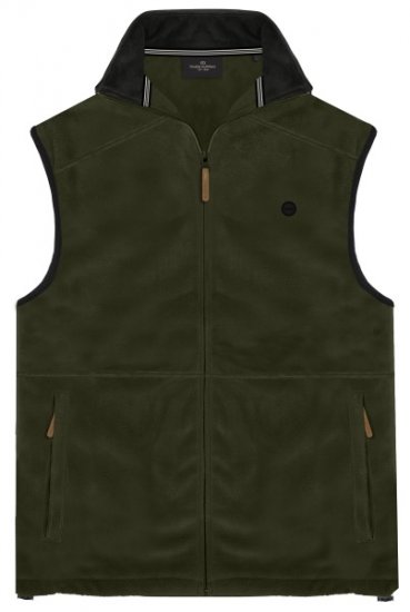 Double Outfitters MFT-7089 Sleeveless Fleece Vest Khaki - Jakne - Moške bunde za Močnejše Postave