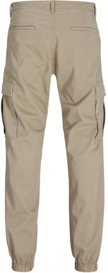 Jack & Jones Jonnie Cuffed Cargo Pants Beige - Kavbojke & hlače - Moške Kavbojke in Hlače za Močnejše Postave