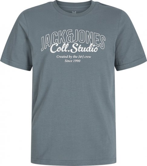 Jack & Jones Makoto T-shirt Grey - Kratke Majice - Moške kratke majice za močnejše postave