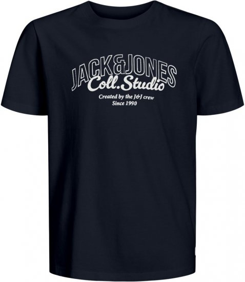 Jack & Jones Makoto T-shirt Blue - Kratke Majice - Moške kratke majice za močnejše postave