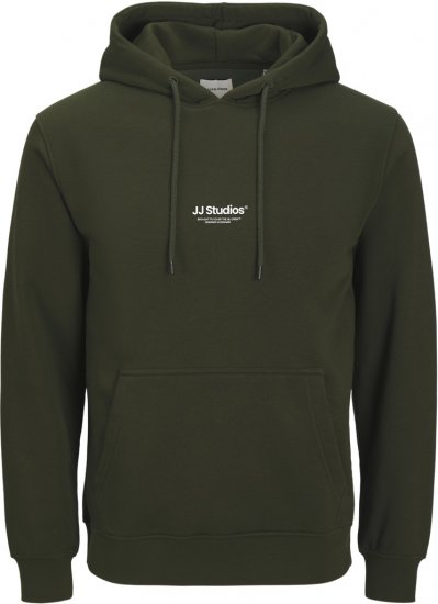 Jack & Jones Soho Hoodie Green - Puloverji & jopice - Moški Puloverji & Jopice za Močnejše Postave