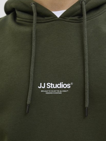 Jack & Jones Soho Hoodie Green - Puloverji & jopice - Moški Puloverji & Jopice za Močnejše Postave