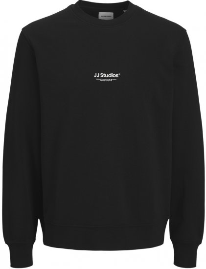Jack & Jones Soho Sweatshirt Black - Puloverji & jopice - Moški Puloverji & Jopice za Močnejše Postave