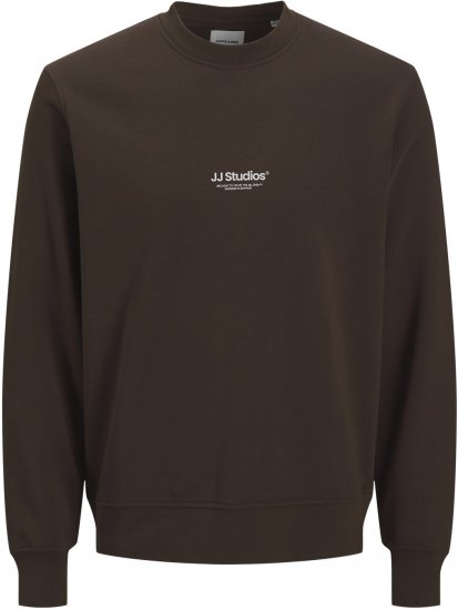 Jack & Jones Soho Sweatshirt Brown - Puloverji & jopice - Moški Puloverji & Jopice za Močnejše Postave