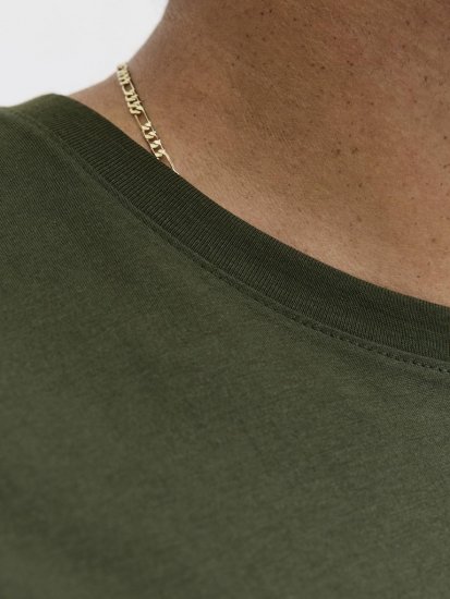 Jack & Jones Logo 2COL T-Shirt Green - Kratke Majice - Moške kratke majice za močnejše postave