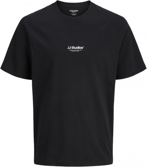 Jack & Jones Soho T-Shirt Black - Kratke Majice - Moške kratke majice za močnejše postave