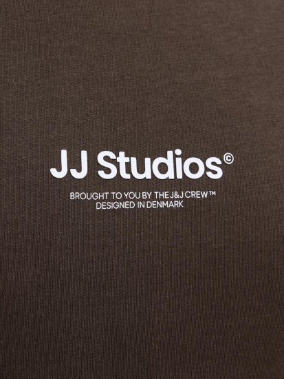 Jack & Jones Soho T-Shirt Brown - Kratke Majice - Moške kratke majice za močnejše postave