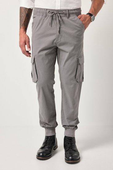 JP1880 Cargo Pants Flexnamic Modern Fit Grey - Kavbojke & hlače - Moške Kavbojke in Hlače za Močnejše Postave