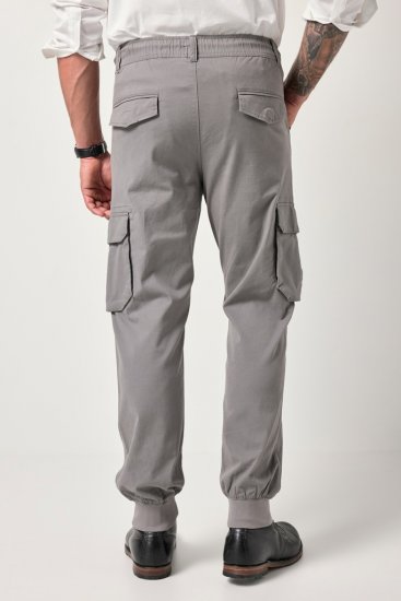 JP1880 Cargo Pants Flexnamic Modern Fit Grey - Kavbojke & hlače - Moške Kavbojke in Hlače za Močnejše Postave