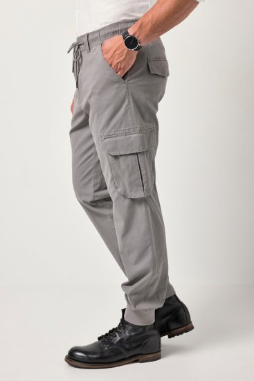 JP1880 Cargo Pants Flexnamic Modern Fit Grey - Kavbojke & hlače - Moške Kavbojke in Hlače za Močnejše Postave