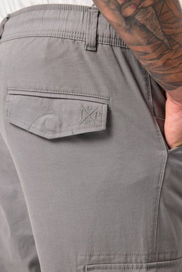 JP1880 Cargo Pants Flexnamic Modern Fit Grey - Kavbojke & hlače - Moške Kavbojke in Hlače za Močnejše Postave