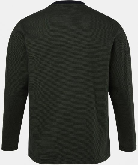 JP1880 Pyjamas Two-piece Striped Dark Green - Spodnje perilo & kopalne hlače - Moško Spodnje Perilo za močnejše postave