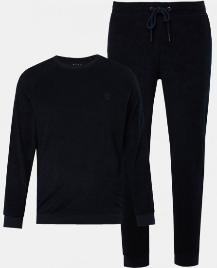 JP1880 Pyjamas Two-piece Belly Fit Dark Navy - Spodnje perilo & kopalne hlače - Moško Spodnje Perilo za močnejše postave