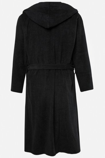 JP1880 Bathrobe Terry Black - Spodnje perilo & kopalne hlače - Moško Spodnje Perilo za močnejše postave