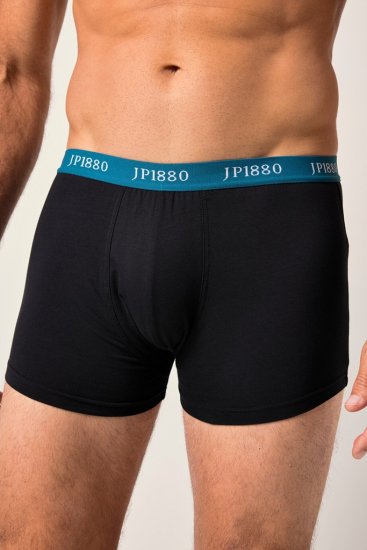 JP1880 FLEXNAMIC OEKO-TEX Boxer Shorts 2-Pack Black - Spodnje perilo & kopalne hlače - Moško Spodnje Perilo za močnejše postave