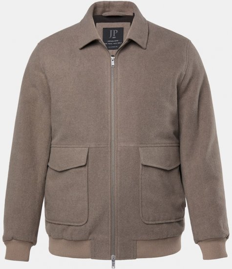 JP1880 Blouson Jacket Lightweight and Warm Brown - Jakne - Moške bunde za Močnejše Postave