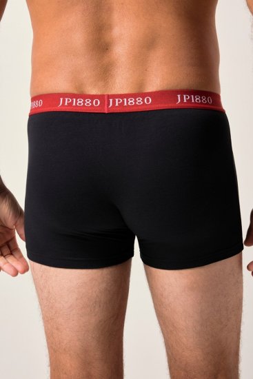 JP1880 FLEXNAMIC OEKO-TEX Boxer Shorts 2-Pack Black - Spodnje perilo & kopalne hlače - Moško Spodnje Perilo za močnejše postave