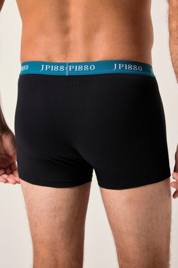 JP1880 FLEXNAMIC OEKO-TEX Boxer Shorts 2-Pack Black - Spodnje perilo & kopalne hlače - Moško Spodnje Perilo za močnejše postave