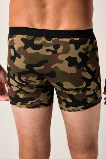 JP1880 FLEXNAMIC OEKO-TEX Boxer Shorts 2-Pack Green - Spodnje perilo & kopalne hlače - Moško Spodnje Perilo za močnejše postave