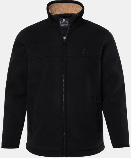 JAY-PI Level 4 Fleece Jacket Black - Športna & zunanja oblačila - Moška Športna Oblačila za Močnejše postave