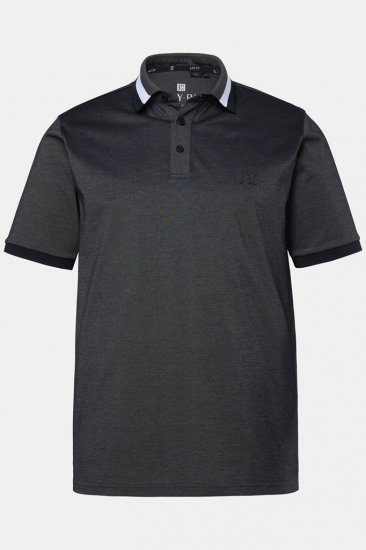 JAY-PI Quickdry Two-Tone Golf Poloshirt Black - Polo majice - Moške Polo Majice za Močnejše Postave