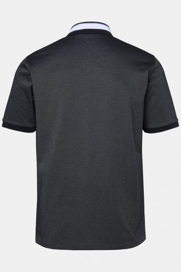 JAY-PI Quickdry Two-Tone Golf Poloshirt Black - Polo majice - Moške Polo Majice za Močnejše Postave